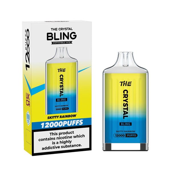 The Crystal Bling 12000 Disposable Vape Puff Pod Box of 10 - Best Vape Wholesale