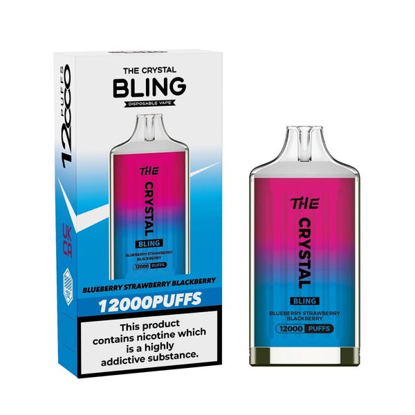 The Crystal Bling 12000 Disposable Vape Puff Pod Box of 10 - Best Vape Wholesale