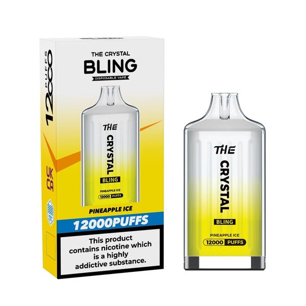 The Crystal Bling 12000 Disposable Vape Puff Pod Box of 10 - Best Vape Wholesale