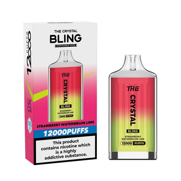 The Crystal Bling 12000 Disposable Vape Puff Pod Box of 10 - Best Vape Wholesale