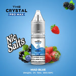 Buy Hayati Crystal Pro Max Hayati Nic Salts 10ml - Box of 10 - Mad Blue