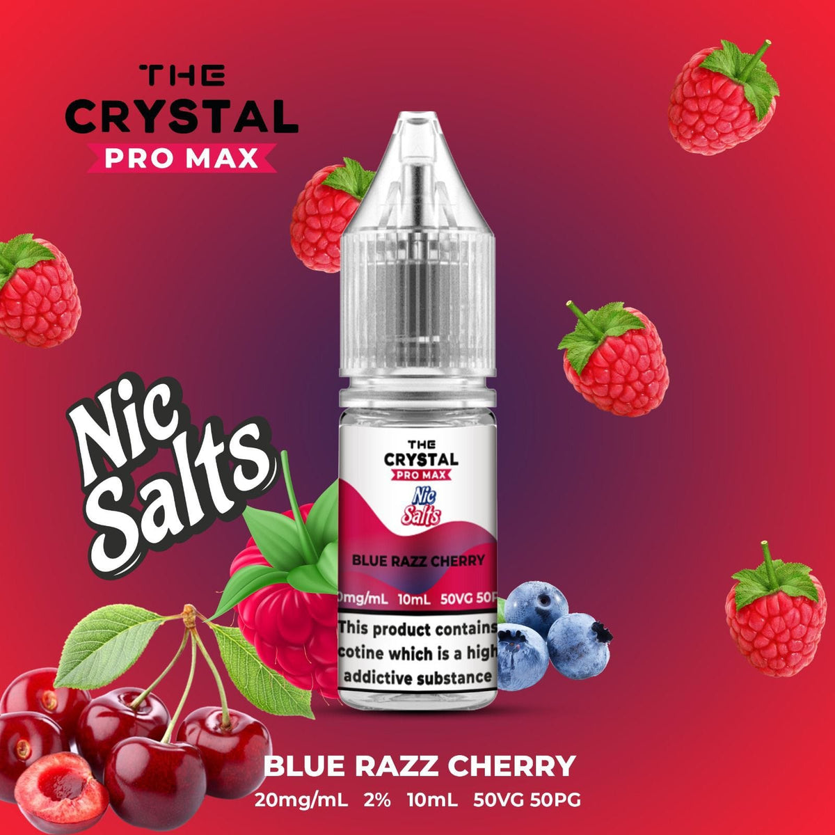 The Crystal Pro Max Hayati Nic Salts 10ml - Box of 10 - Best Vape Wholesale
