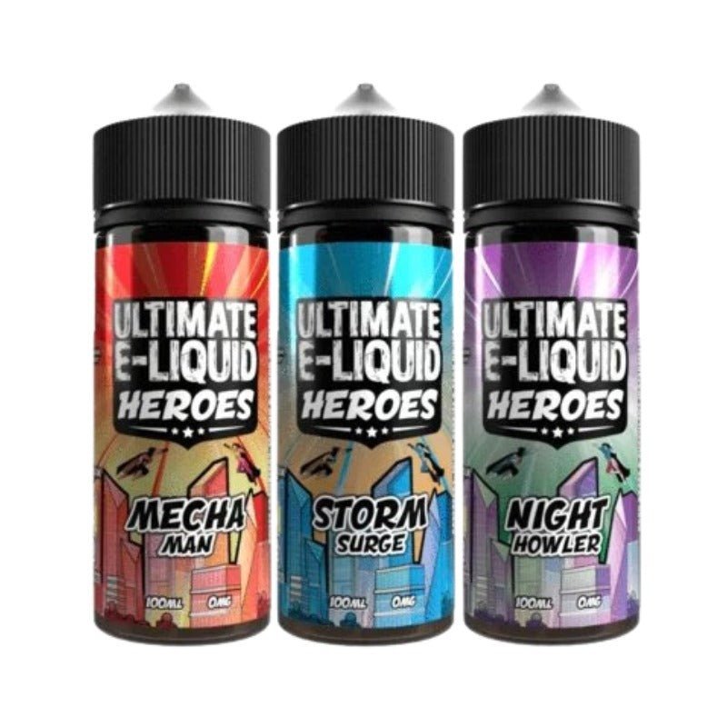 Buy Ultimate Puff Heroes 100ML Shortfill - Storm Surge
