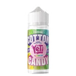 Buy Yeti Cotton Candy 100ML Shortfill - Rainbow
