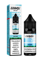 Buy Zego Nic Salt 10ml E - Liquid - Box of 10 - Blue Fusion