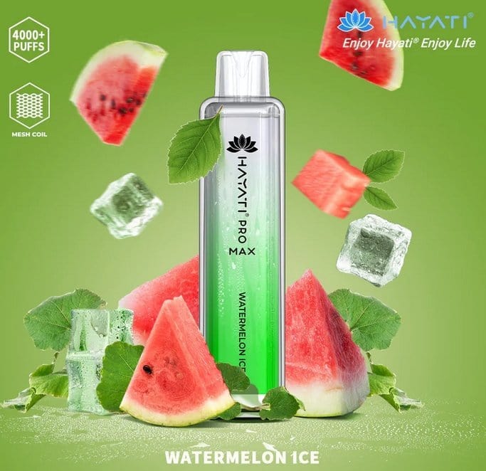 Zero Nicotine Hayati Pro Max 4000 Puffs Disposable Vape Box of 10 - Best Vape Wholesale