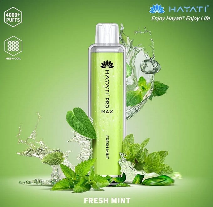 Zero Nicotine Hayati Pro Max 4000 Puffs Disposable Vape Box of 10 - Best Vape Wholesale